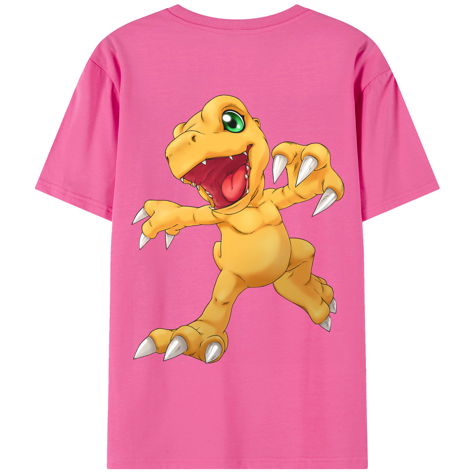 （画像用） Digimon デジタルモンスター/デジモン レディース半袖Tシャツ(バックプリント)